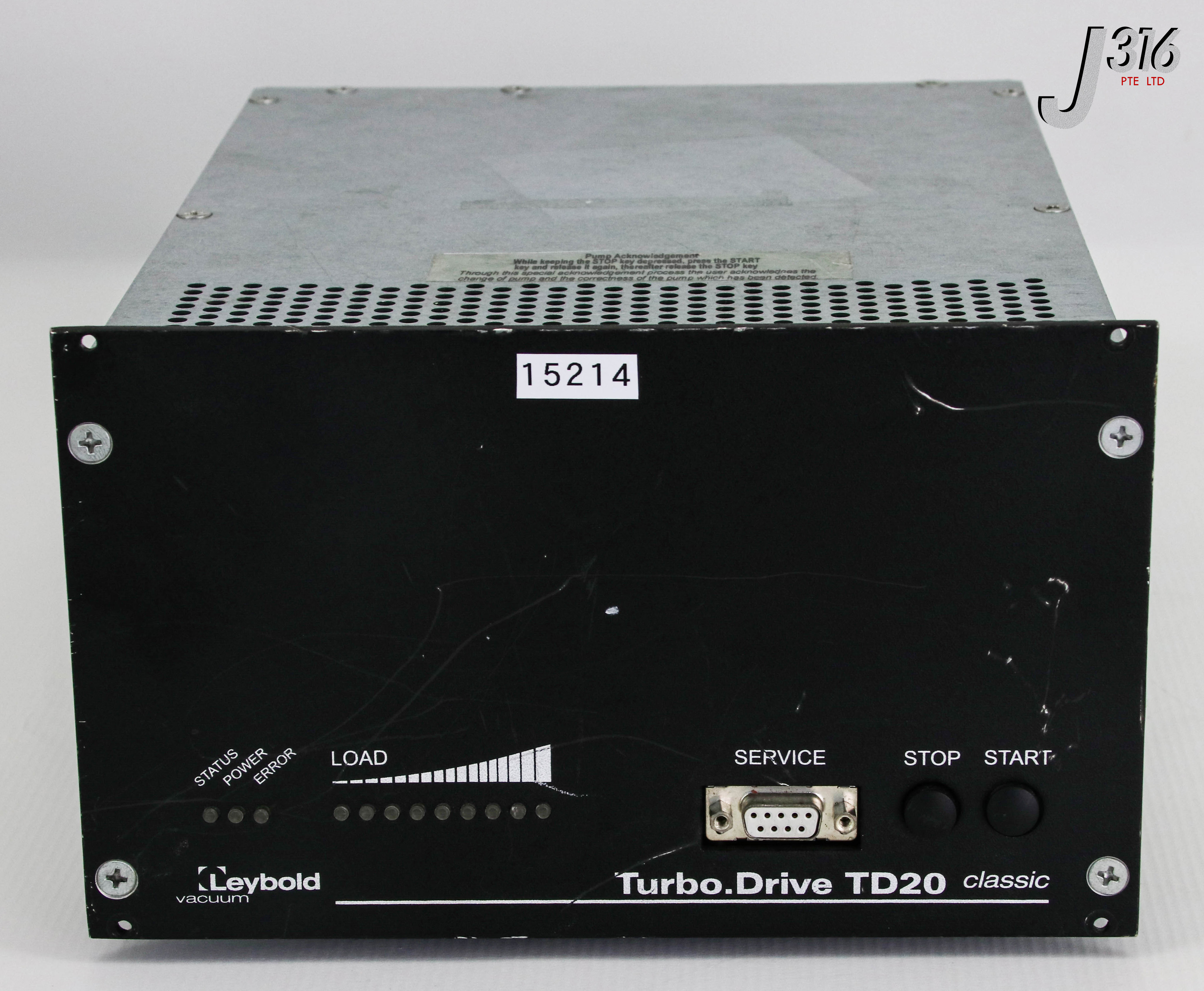 15214 LEYBOLD FREQUENCY CONVERTER, P/N: 800075V0001 (PARTS) TURBO